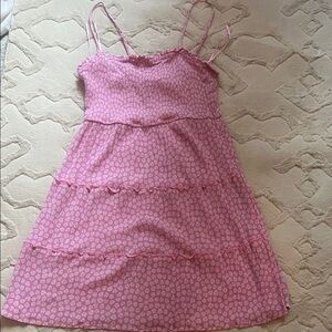 Hippie Rose Pink Patterned Kids Dress